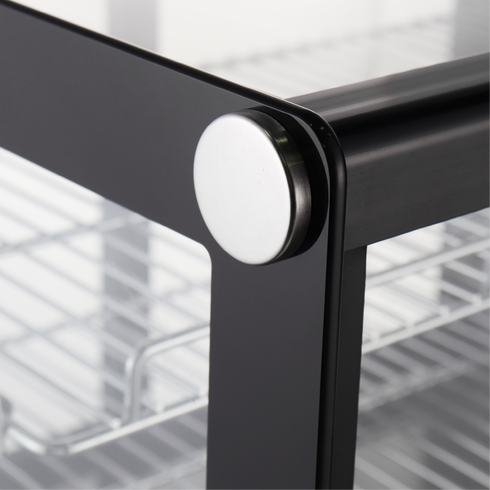 Exquisite Counter Top Cold Cake Display Curved Glass 120L - CTC120