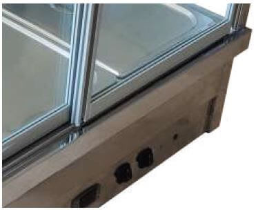 Cookrite Dry Hot Food Display 1705mm CRD-10