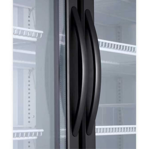 Exquisite Two Glass Doors Upright Display Refrigerators – Black - DC1000PB
