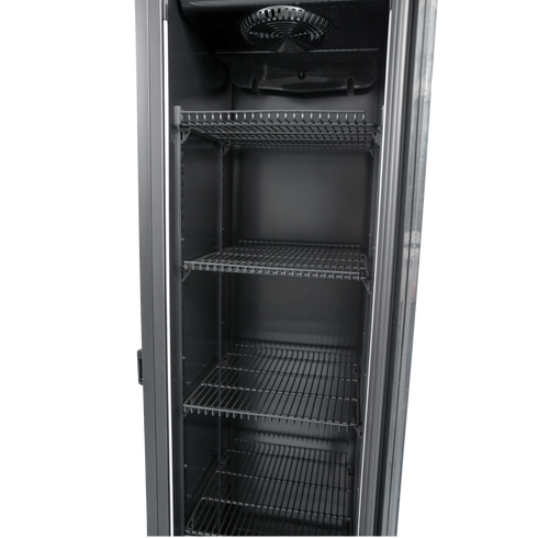 Exquisite One Glass Doors Upright Display Refrigerators – Black - DC230