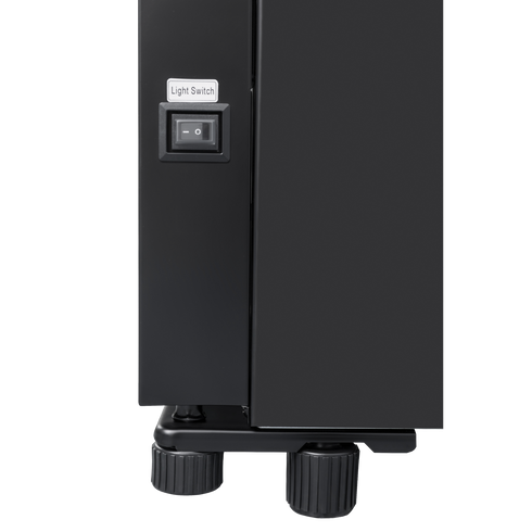 Exquisite One Glass Doors Upright Display Refrigerators – Black - DC230
