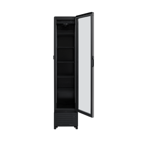Exquisite One Glass Doors Upright Display Refrigerators – Black - DC230