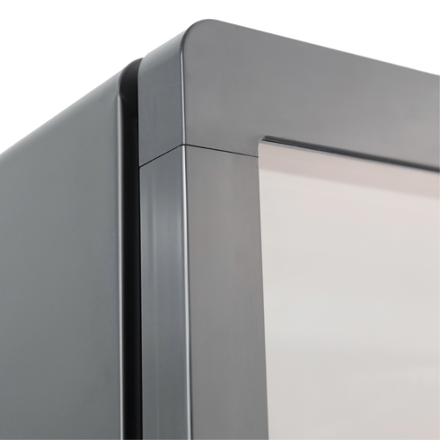 Exquisite One Glass Doors Upright Display Refrigerators – Black - DC360