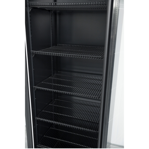 Exquisite One Glass Doors Upright Display Refrigerators – Black - DC360