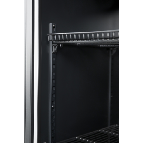 Exquisite One Glass Doors Upright Display Refrigerators – Black - DC360