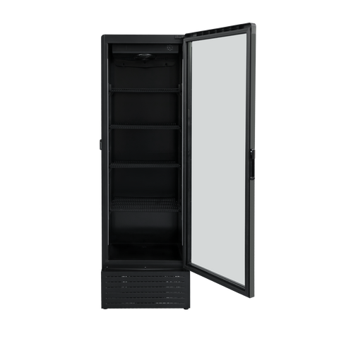 Exquisite One Glass Doors Upright Display Refrigerators – Black - DC360