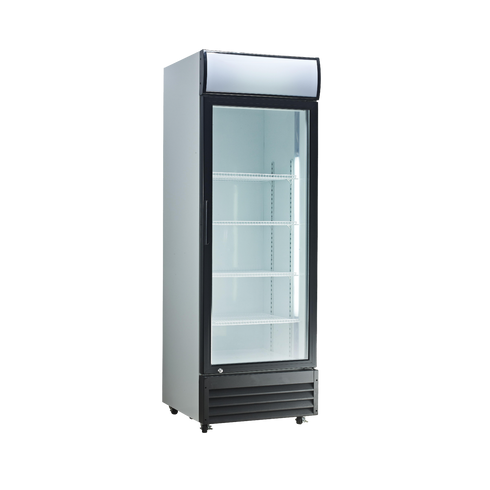Exquisite One Door Upright Display Fridge - DC400P
