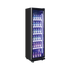 Exquisite One Glass Doors Upright Display Fridge – Black - DC410