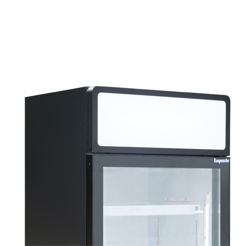 Exquisite One Glass Door Upright Display Refrigerators – Black - DC440PB