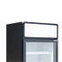 Exquisite One Glass Door Upright Display Refrigerators – Black - DC440PB