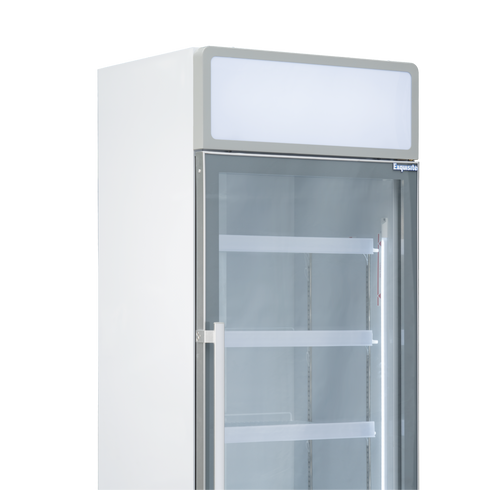 Exquisite One Glass Door Upright Display Refrigerators – White - DC440P