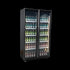 Exquisite Two Glass Doors Upright Display Fridge – Black - DC700