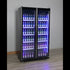 Exquisite Two Glass Doors Upright Display Fridge – Black - DC700