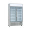 Exquisite Two Glass Door Upright Display Refrigerators – White - DC1010P