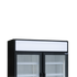 Exquisite Two Glass Door Upright Display Refrigerators 850L – Black - DC880PB