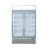 Exquisite Two Glass Door Upright Display Refrigerators – White - DC1010P