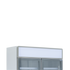 Exquisite Two Glass Door Upright Display Refrigerators – White - DC1010P
