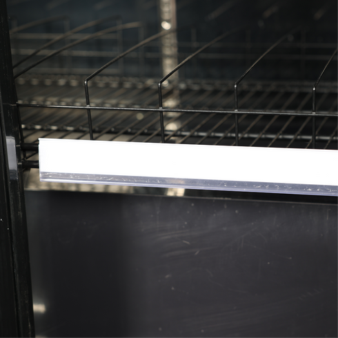 Exquisite Three Glass Doors Upright Display Fridge – Black - DC1100