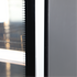 Exquisite One Glass Doors Upright Display Fridge – Black - DC410