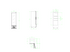 AG Upright Glass Door Display/Drinks Fridge Black 274L - DF274B