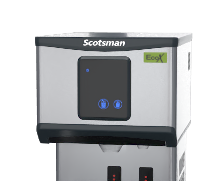 Scotsman Ice Maker Cubelet Ice & Water Dispenser 61kg - DXN 107 AS