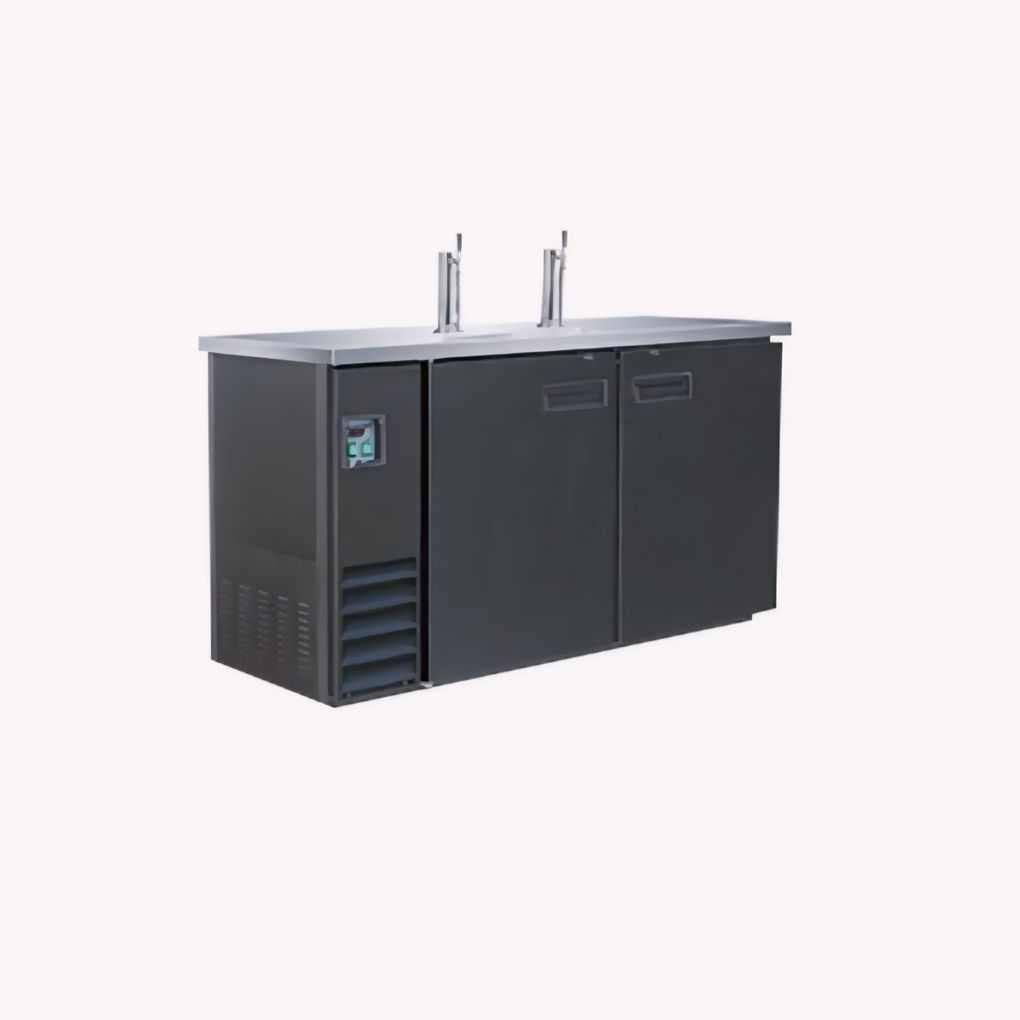 Double Door Underbar direct draw dispenser 2barrel UBD2
