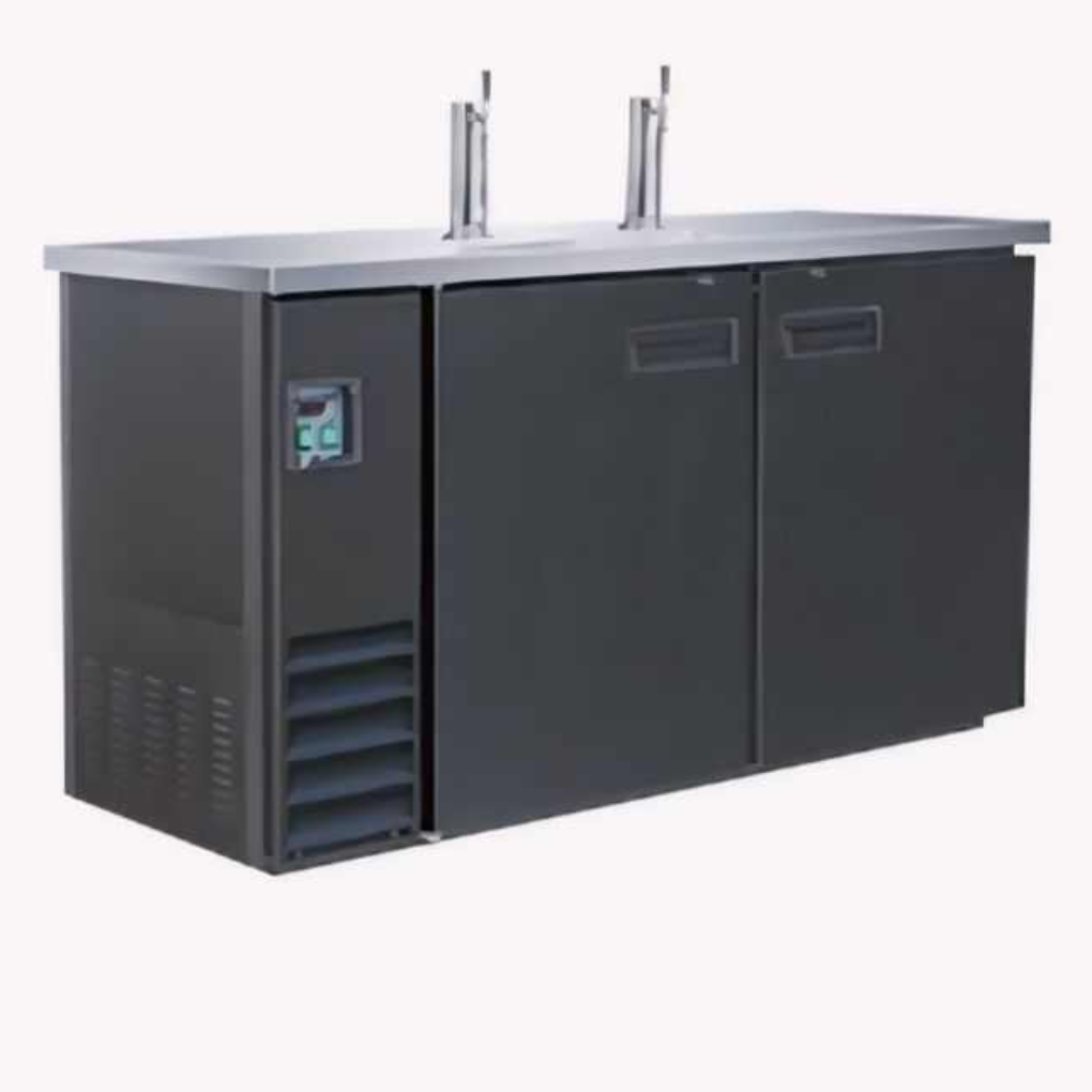 Double Door Underbar direct draw dispenser 2barrel UBD2