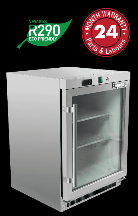 Exquisite One Glass Door Underbench Storage Freezers - MF210G