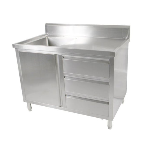 FED Cabinet with Left Sink SC-6-1200L-H