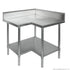 FED Economic Corner Workbench,100mm Splashback & Undershelf 0900-6-WBCB