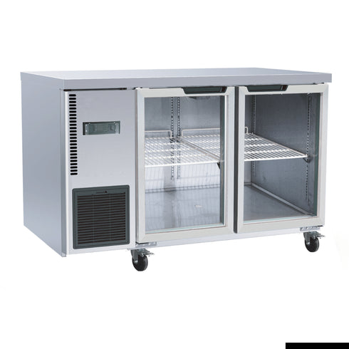 FED Glass Door Workbench Fridge - TL1200TNG