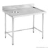 FED High Quality Stainless Steel Bench with Splashback SWCB-7-1200L