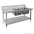 FED Right Inlet Double Sink Dishwasher Bench DSBD7-1500R/A