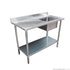 FED Single Sink Bench Right Handed 1200-6-SSBR