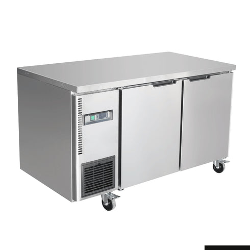 FED Stainless Steel Double Door Workbench Fridge - TL1200TN