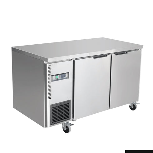 FED Stainless Steel Double Door Workbench Fridge - TS1200TN