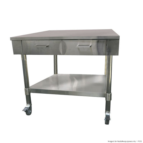 FED Work bench with 2 Drawer and Undershelf SWBD7-2