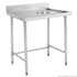 FED High Quality Stainless Steel Bench with Splashback SWCB-7-1200R