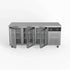 AG Three Door Commercial Glass Door Worktop / Under Bench Display Fridge 700mm Depth - GNX3100TNG