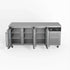 AG Three Door Commercial Glass Door Worktop / Under Bench Display Fridge 700mm Depth - GNX3100TNG