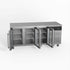 AG Three Door Commercial Glass Door Worktop / Under Bench Display Fridge 700mm Depth - GNX3100TNG