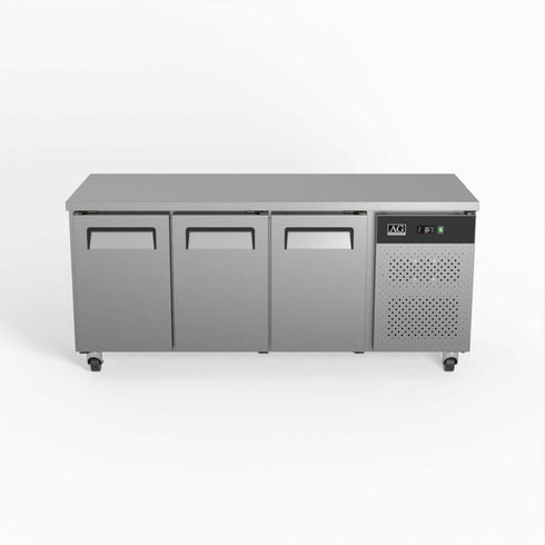 AG Three Door Commercial Worktop / Under Bench Fridge 700mm Depth - GNX3100TN