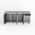 AG Three Door Commercial Worktop / Under Bench Fridge 700mm Depth - GNX3100TN