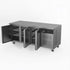 AG Three Door Commercial Worktop / Under Bench Fridge 700mm Depth - GNX3100TN