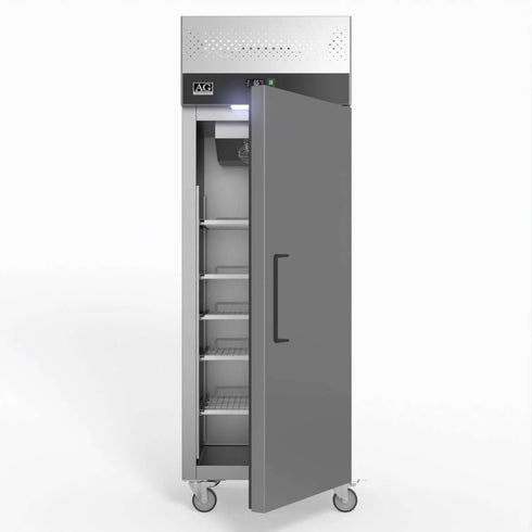 AG 429 Litre Upright Single Door Stainless Steel Door Fridge - GNX400TN