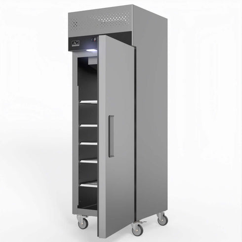 AG 429 Litre Upright Single Door Stainless Steel Door Fridge - GNX400TN