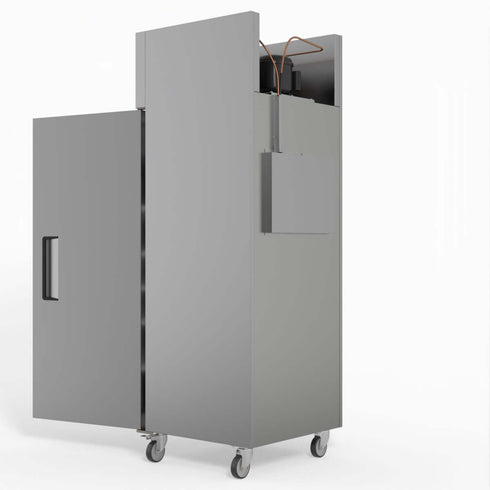 AG 429 Litre Upright Single Door Stainless Steel Door Fridge - GNX400TN