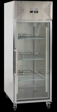 Exquisite One Door Stainless Steel Upright Chiller Glass Door - GSC650G
