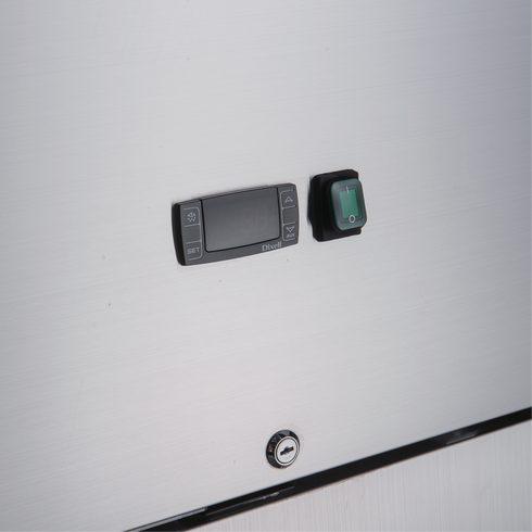 Exquisite One Door Stainless Steel Upright Chiller Glass Door - GSC650G