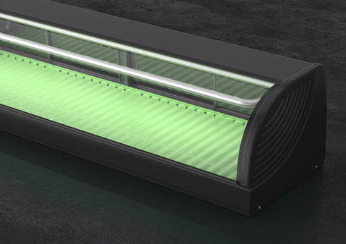 Hoshixaki 72L Sushi Display Case With Led Lighting – Right Sided - HNC-180BE-R-BLH